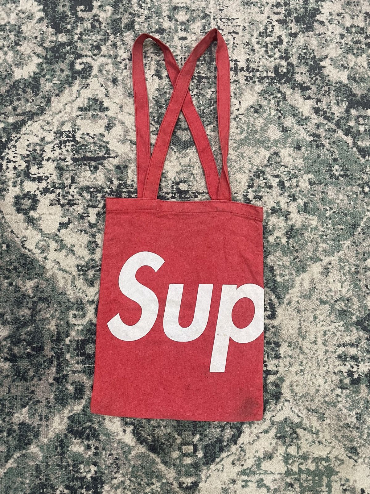 Supreme 2009 Shoulder Tote Bag Red Box Logo - 2