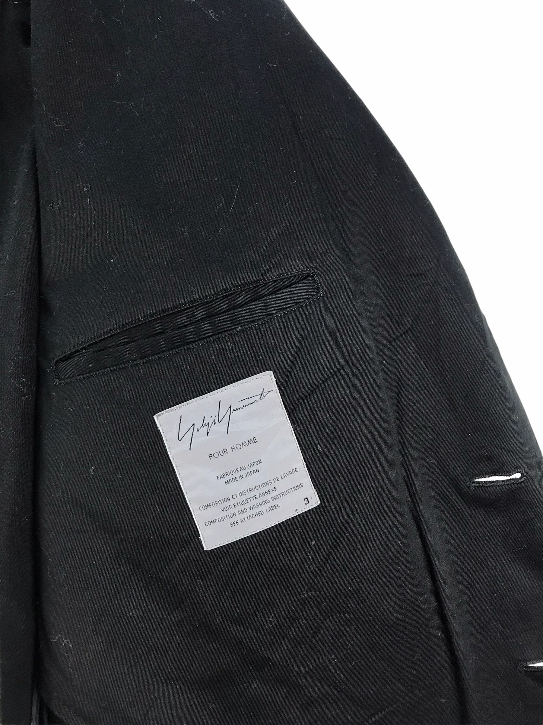 yohji yamamoto pour homme jacket - 8