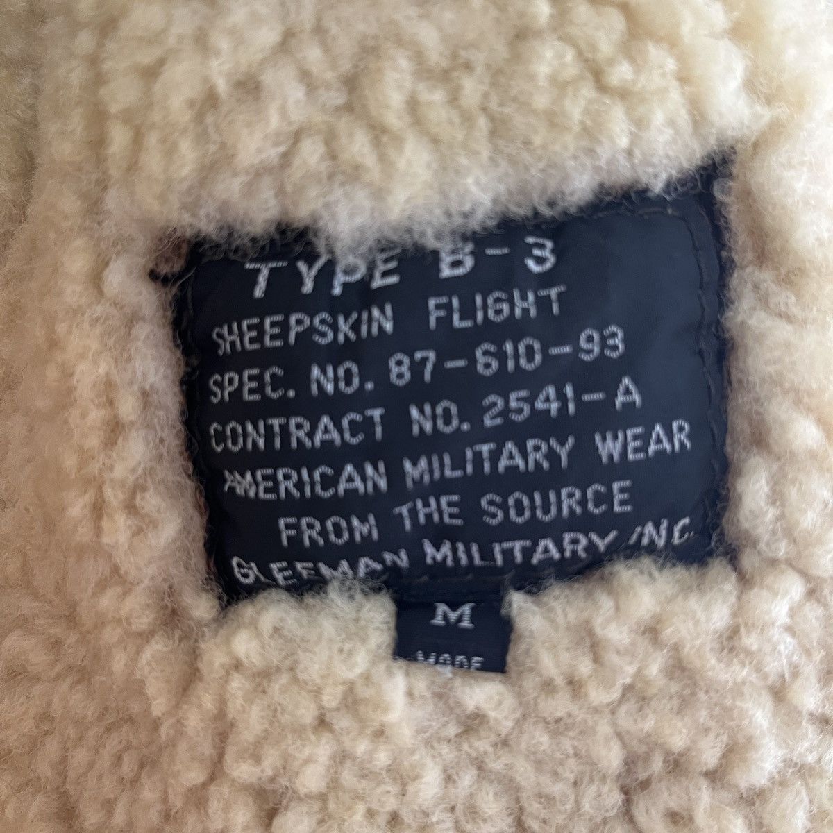 Vintage - Resident Evil B3 SheepSkin Leather Coat Jacket Japan - 7
