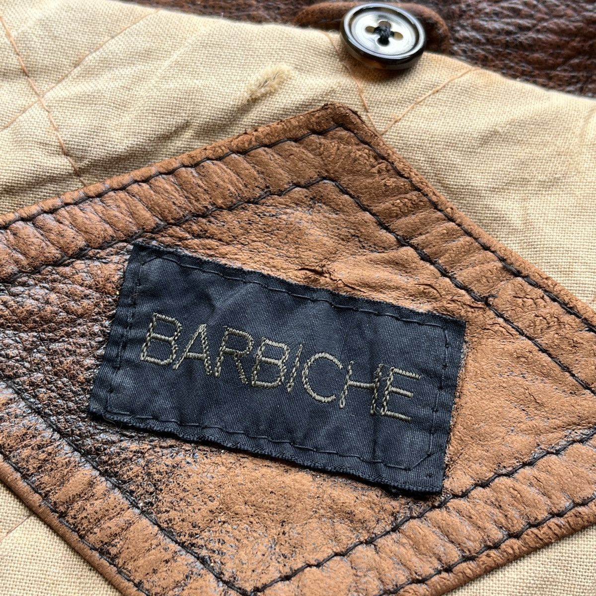 Barbiche Men's Bigi Genuine Leather Vintage 80s Japan - 6