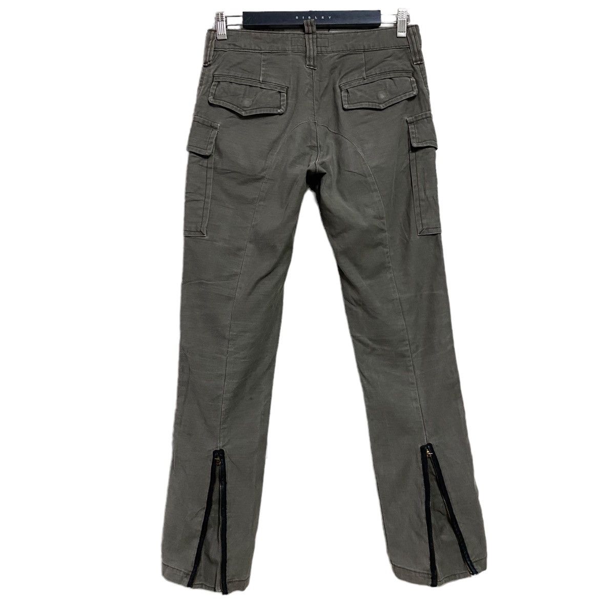 Japanese Brand ROSSO Cargo Flare Pants Zipper - 1