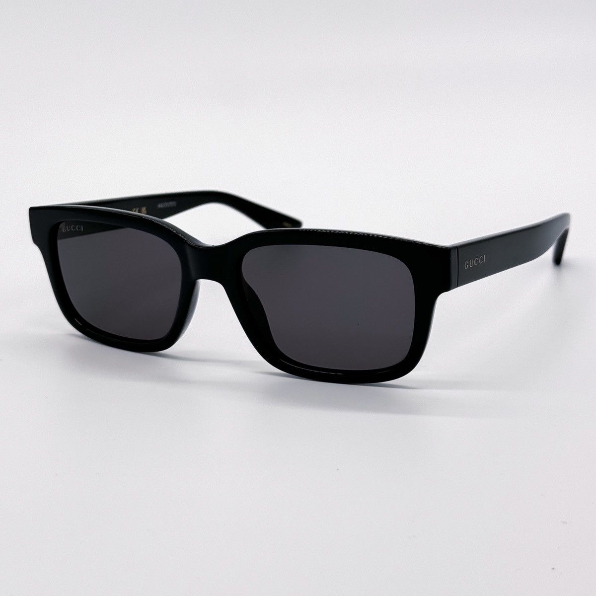 NEW GUCCI GG1583S 001 SQUARE BLACK GREY MEN SUNGLASSES - 4