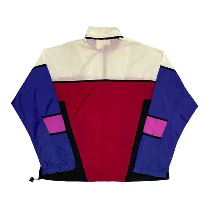 🔥VINTAGE 80s NIKE SWOOSH COLOURBLOCK JACKET WINDBREAKER - 3