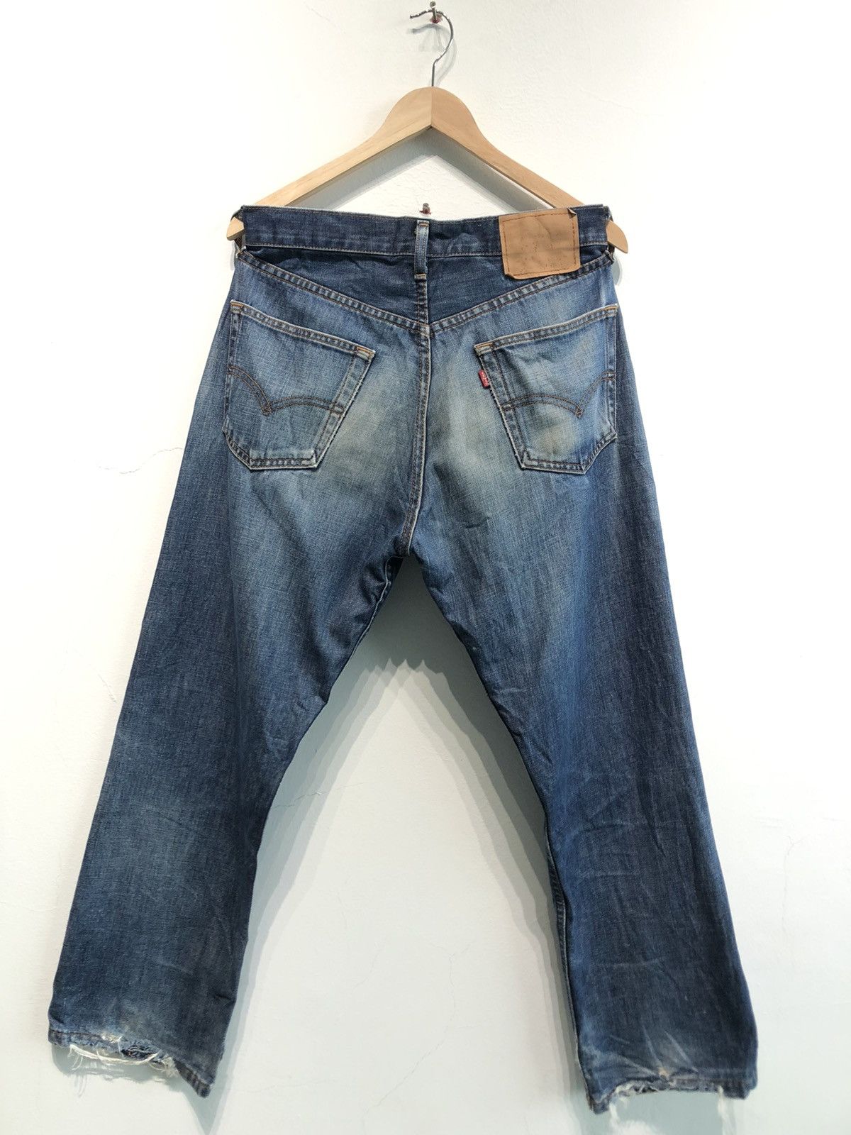 Vintage Levis 502 Distressed Denim - 5