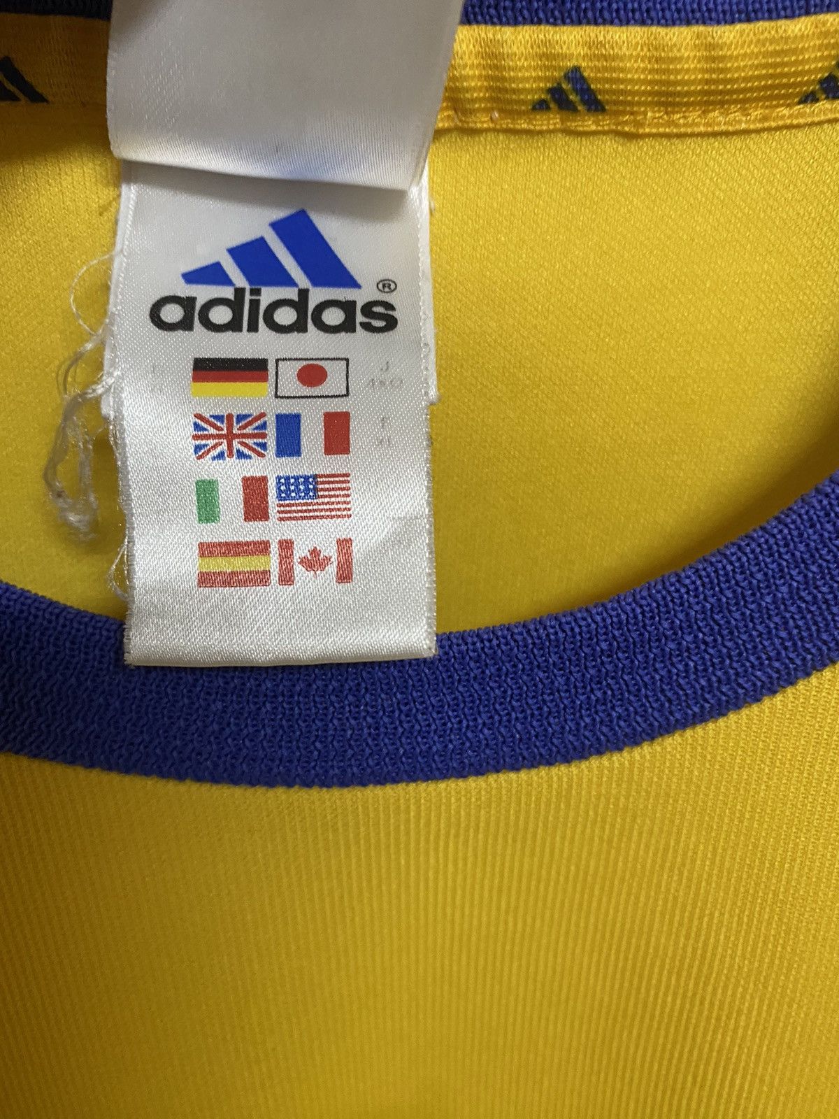 Sweden 2002 2003 Adidas Home Jersey - 5