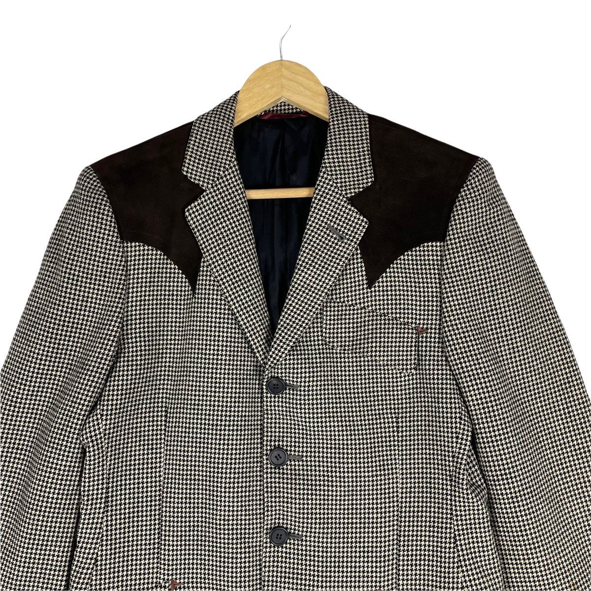 🔥PAUL SMITH London Classic Cowboy Sheep Leather Blazer Coat - 3