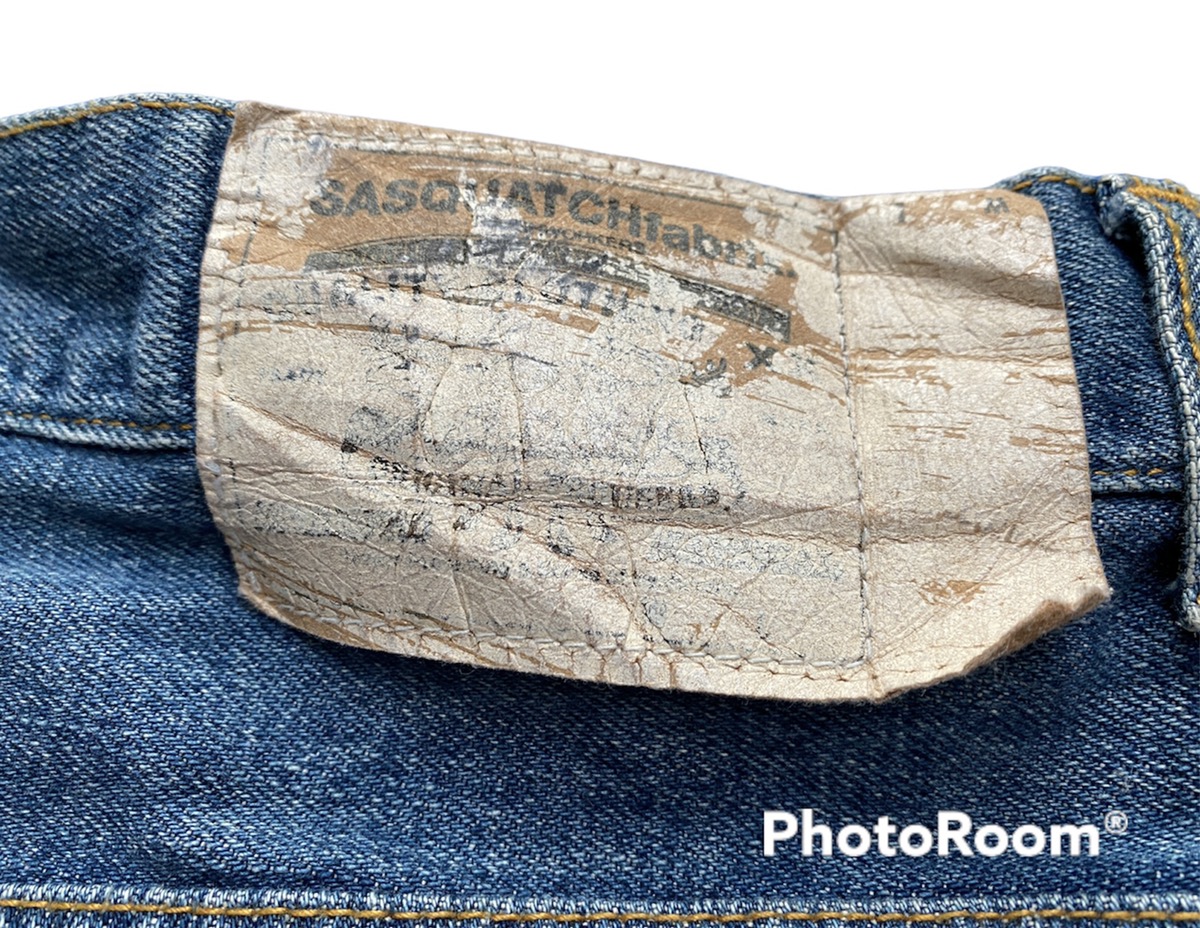 sasquatchfabrix jeans denim old cotton pants - 11