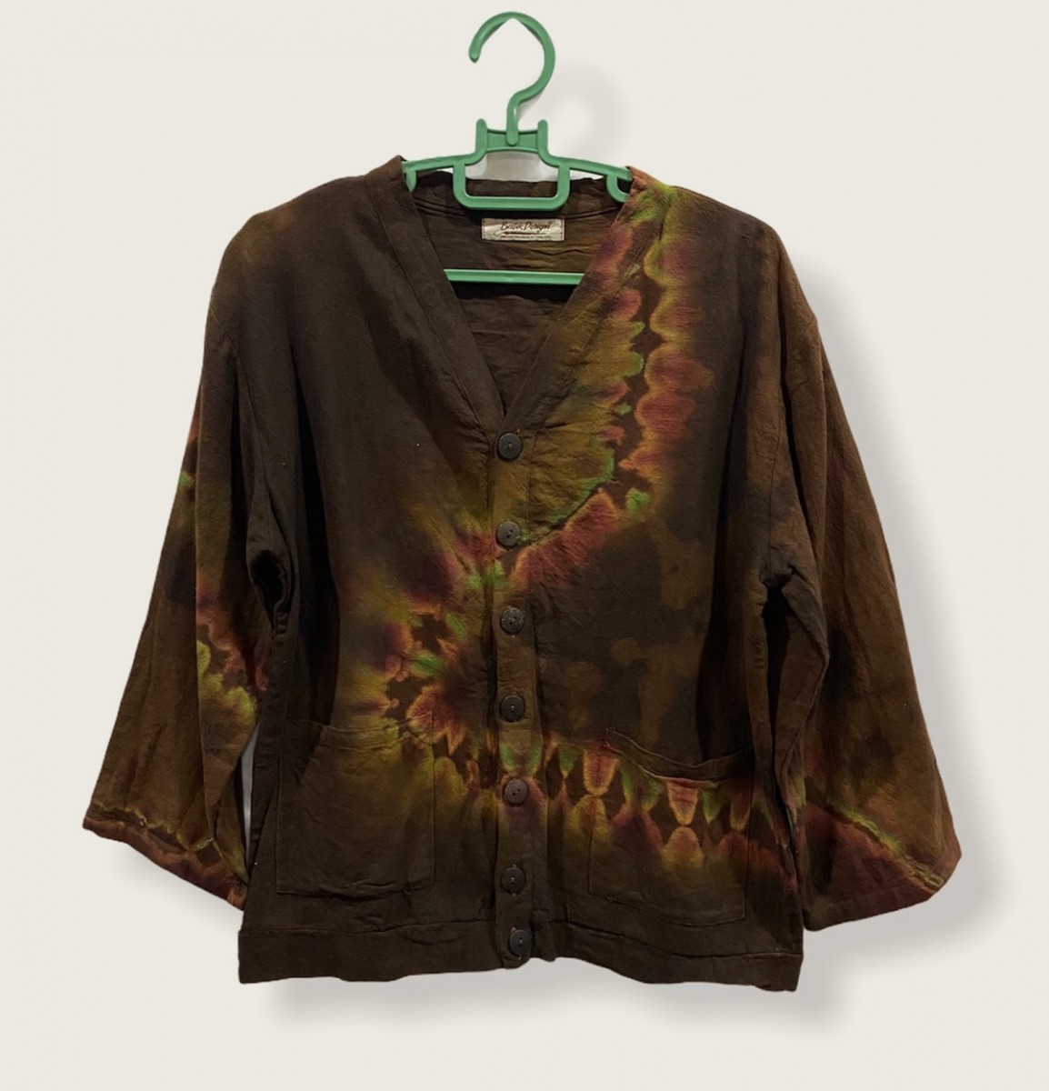 Handmade - Batik Design Button Up Shirt ( Handmade Tie Dye) - 2