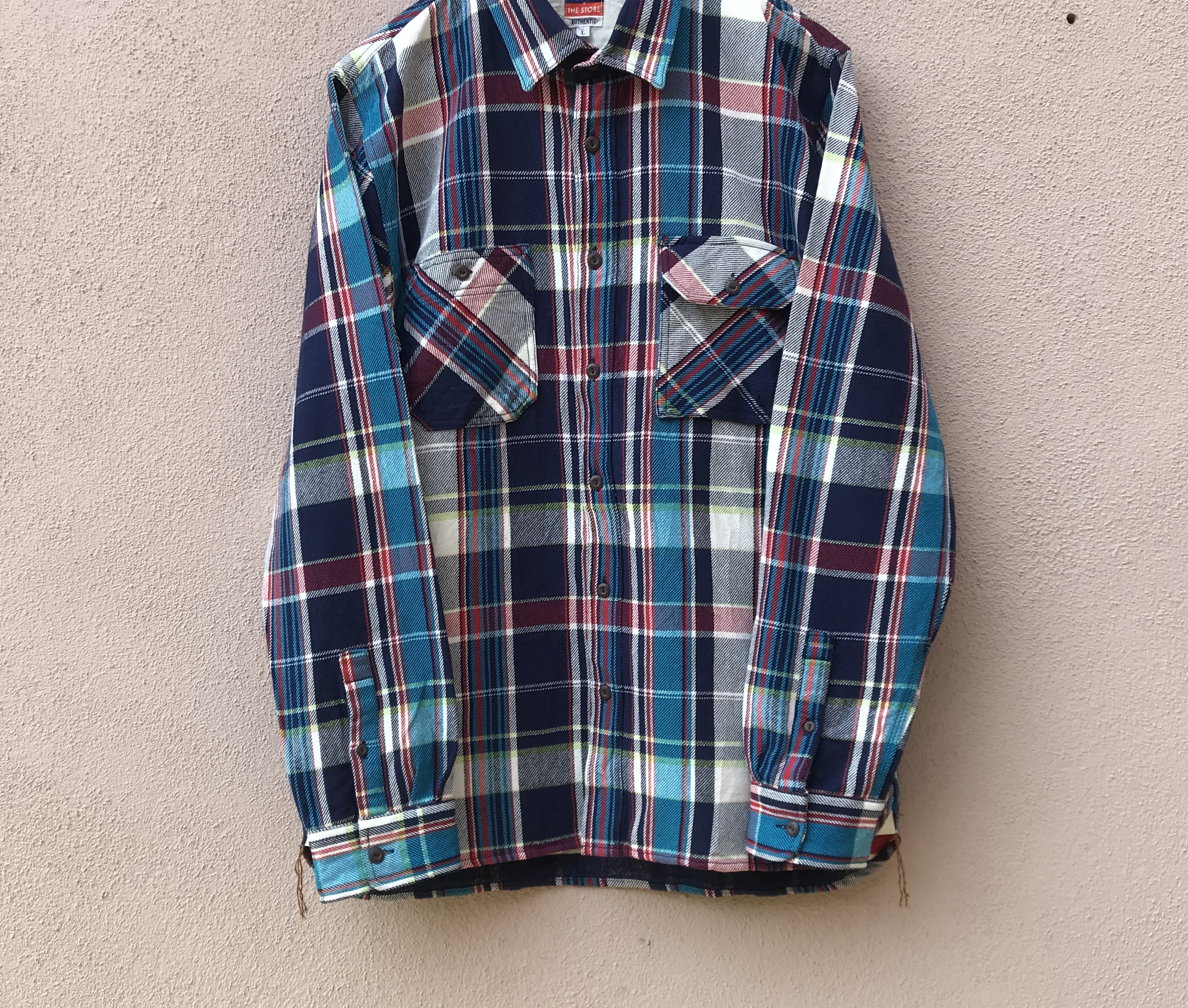 Denime - Japanese brand Denime Checkered buttom up Large - 3