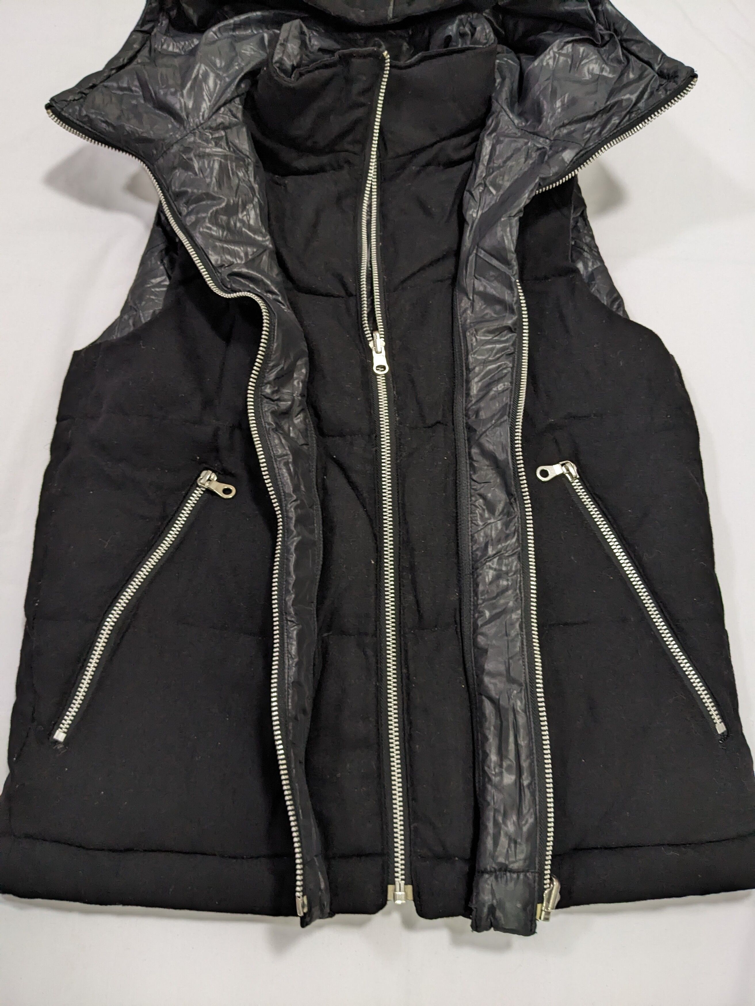Avant Garde - PPFM Down Vest Hooded Jacket Reversible Black - 10