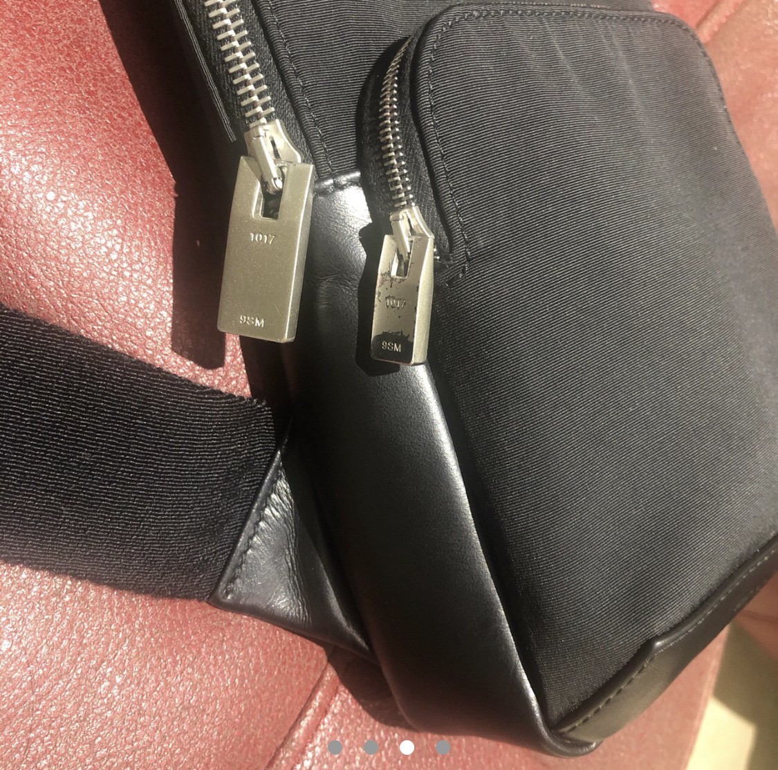 Nylon/leather crossbody bag - 2