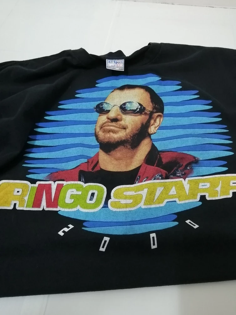 Vintage - 🔥RARE🔥Vintage RINGO STARR The Beatles Drummer T-Shirt - 2