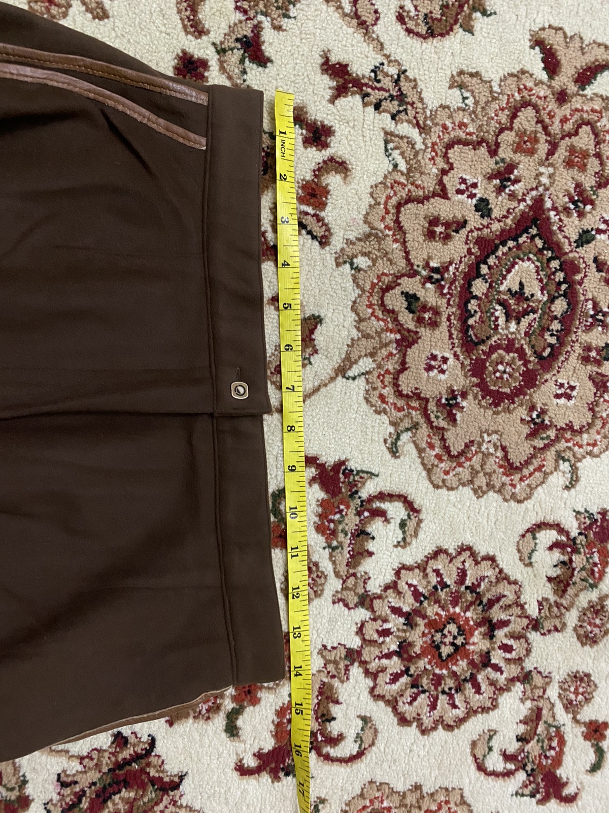 Vintage FENDI Nylon Spandex Leather Lining Casual Pants - 9