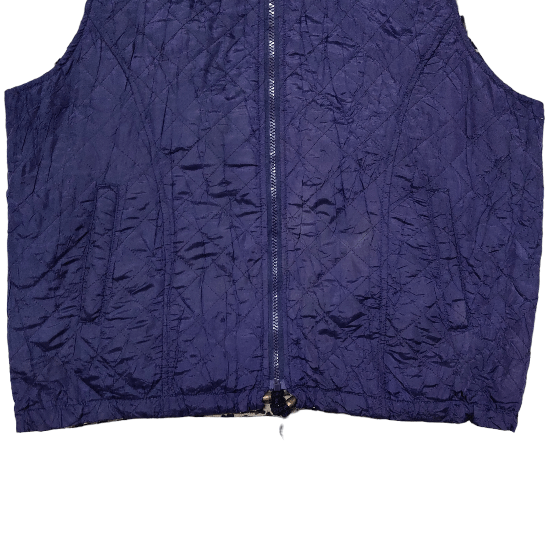 Tracey Vest - Vintage Japanese Brand Leopard Vest Reversible - 9