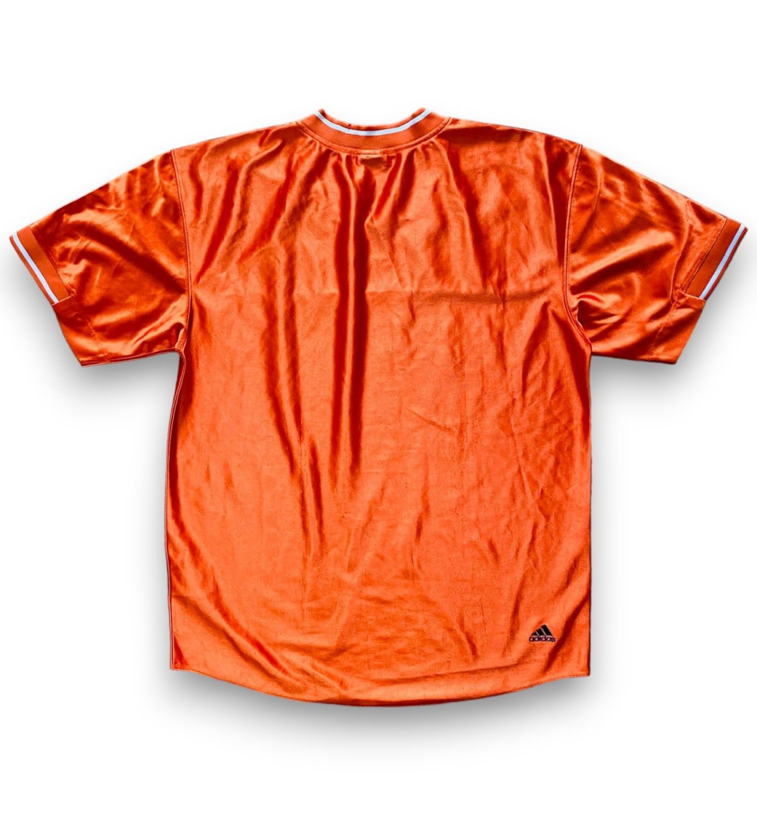 Adidas Vintage Orange Jersey T-shirt Streetwear Y2K - 4