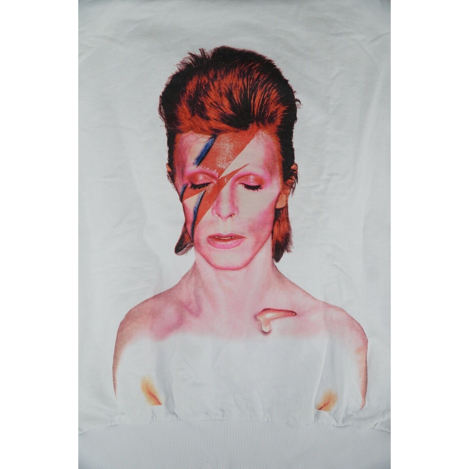 David Bowie IH NOM UH NIT Hoodie Sweatshirt White Paris M - 17