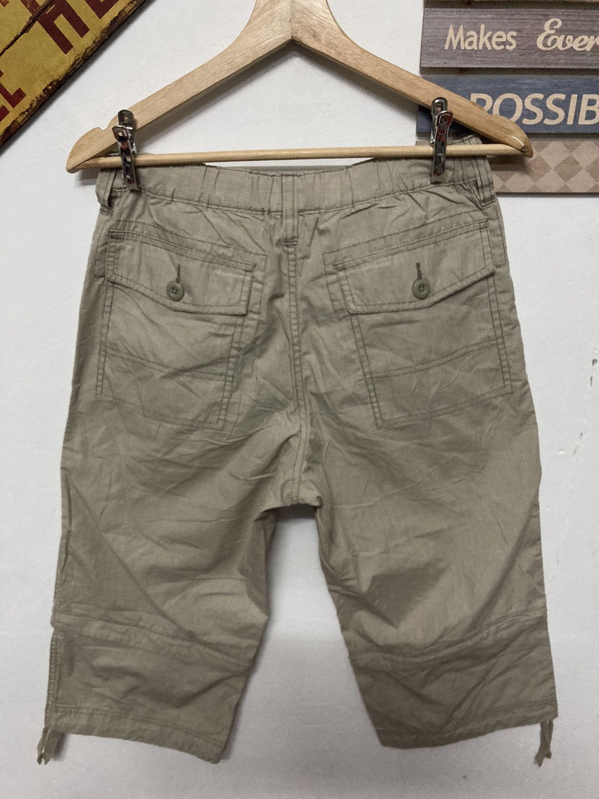 Vintage Uniqlo 3 Quarter Drawstring Pant Size Up to 32 - 5
