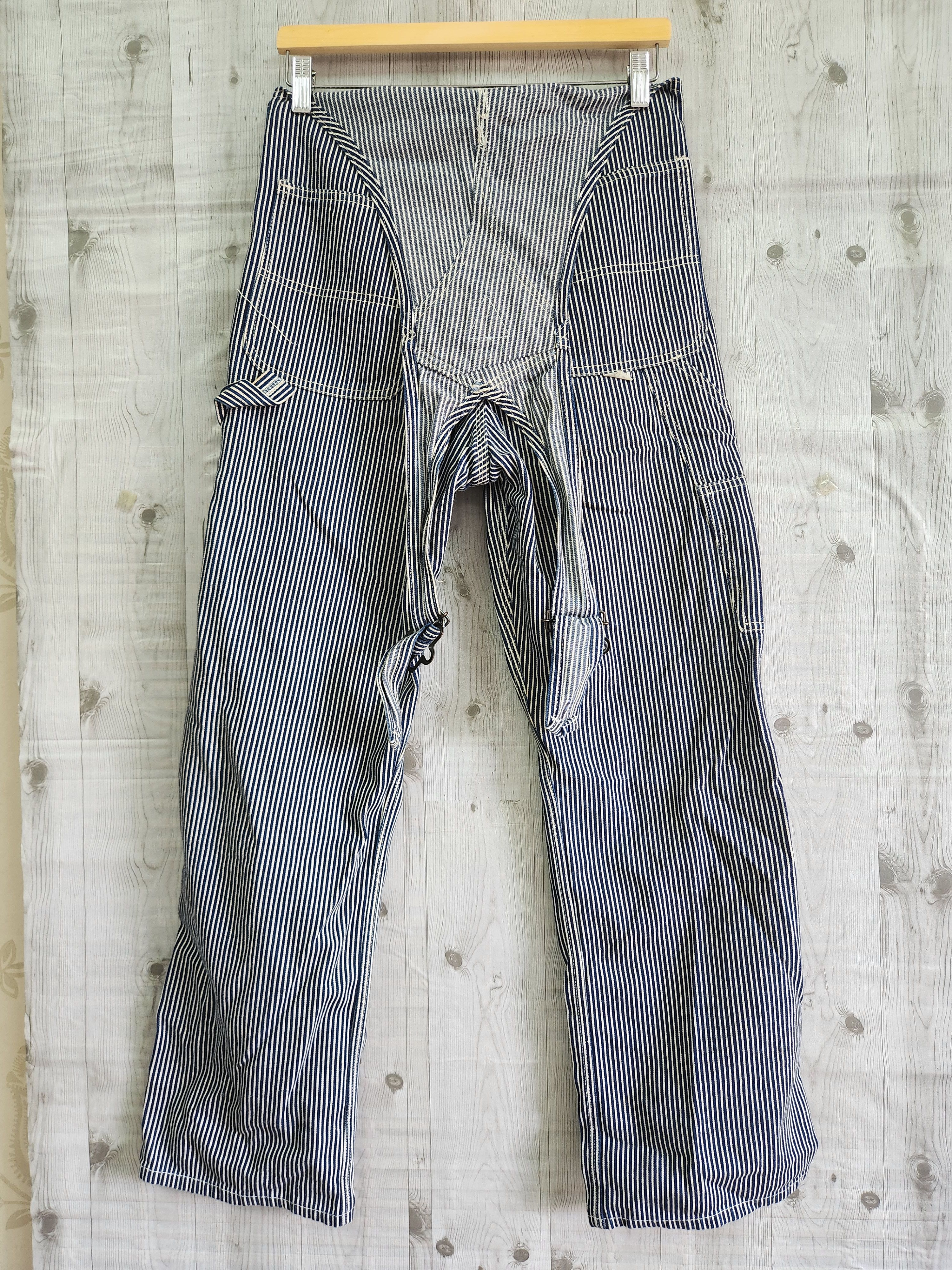 Vintage Hickory Big John Overall Classic Pockets - 18