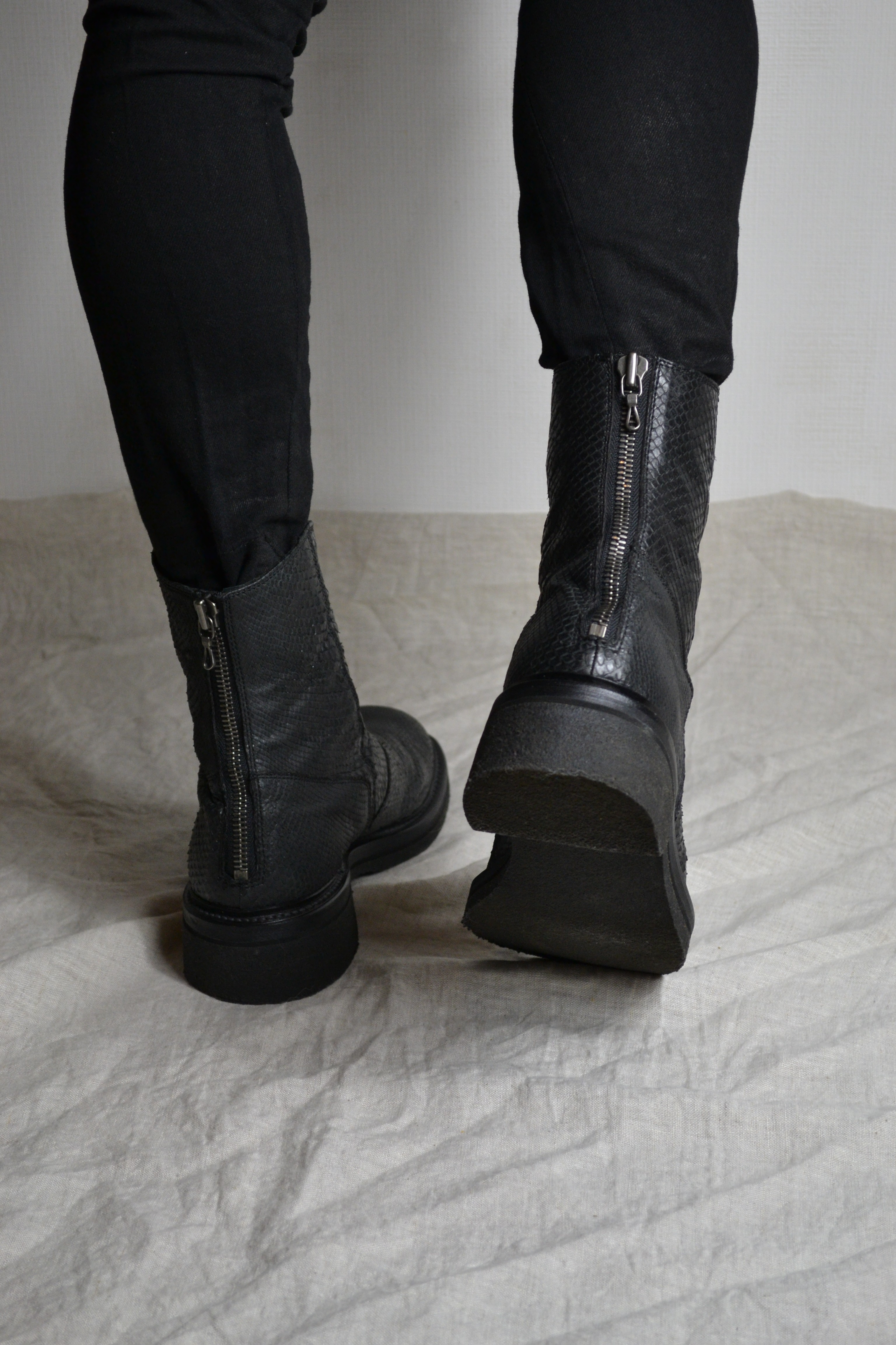 AW15 Sphere Backzip Python Boots - 517FWM7 - 6