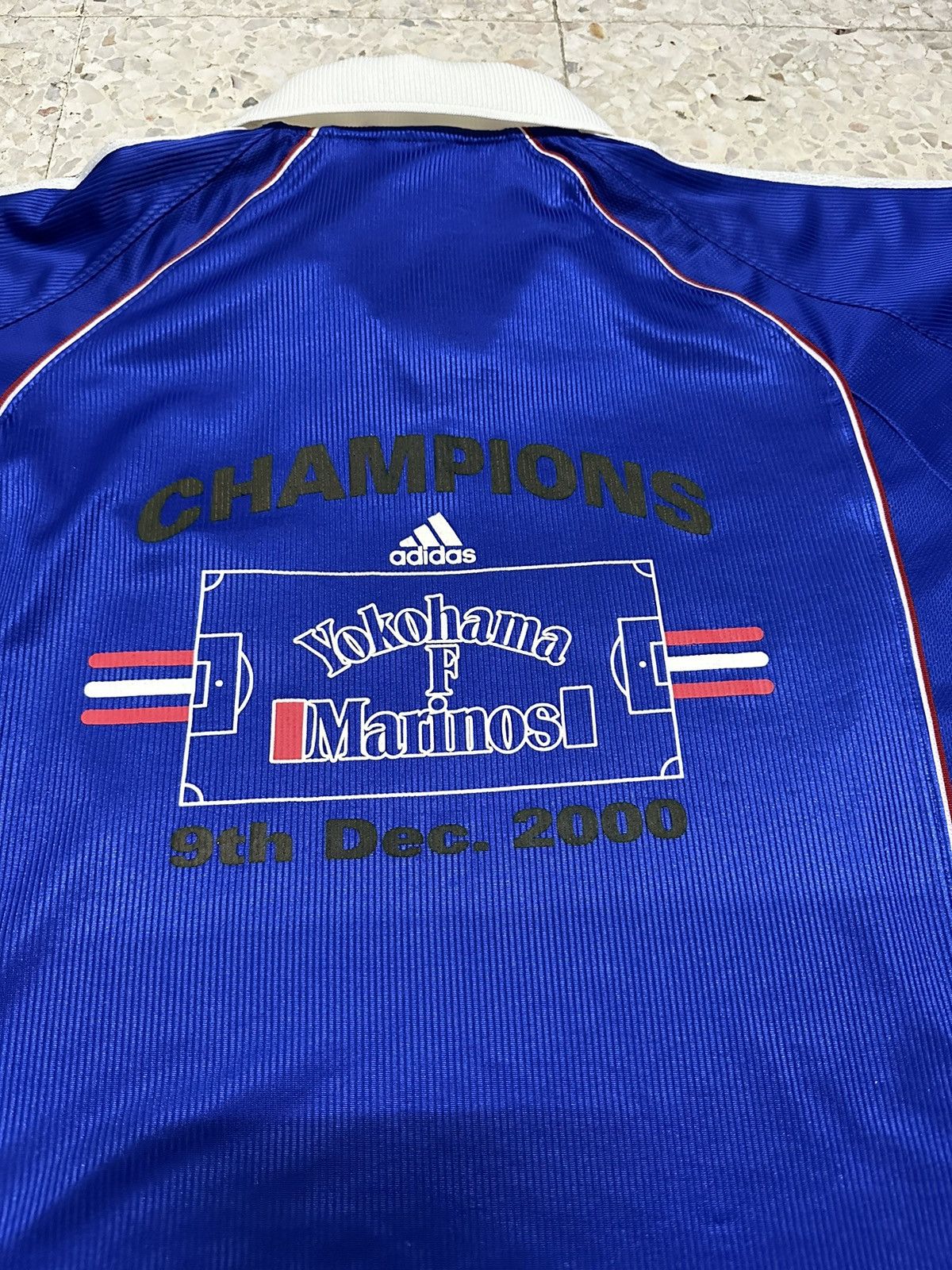 Vintage Adidas 2000 Yokohama marinos Jersey Champions J1 - 7