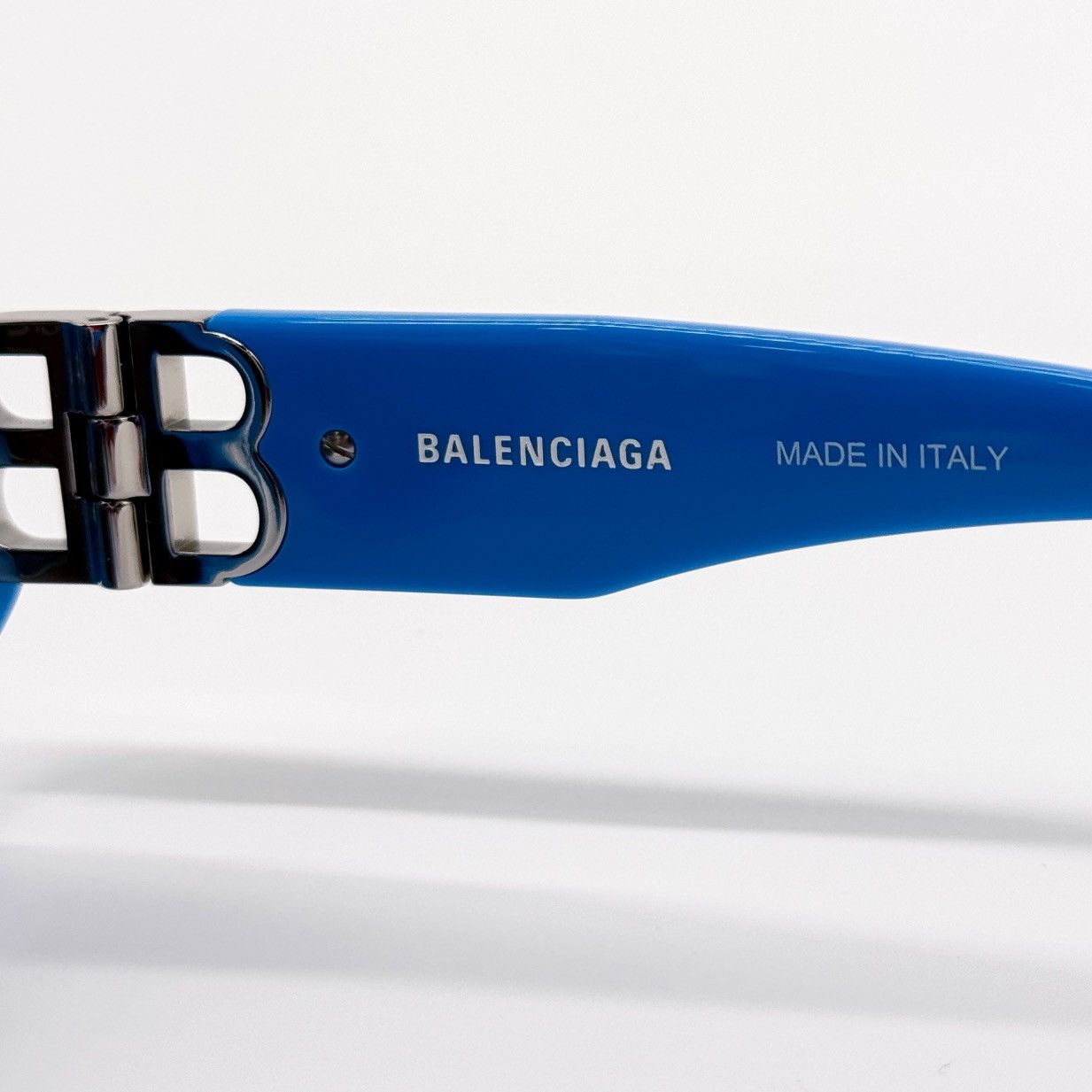 NEW BALENCIAGA BB0095S 011 OVAL BLUE GREY WOMEN SUNGLASSES - 12