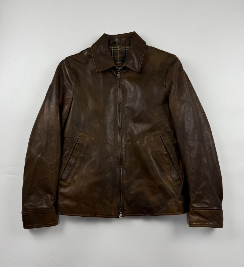 Jil Sander x Raf Simons Zip Leather Jacket - 1