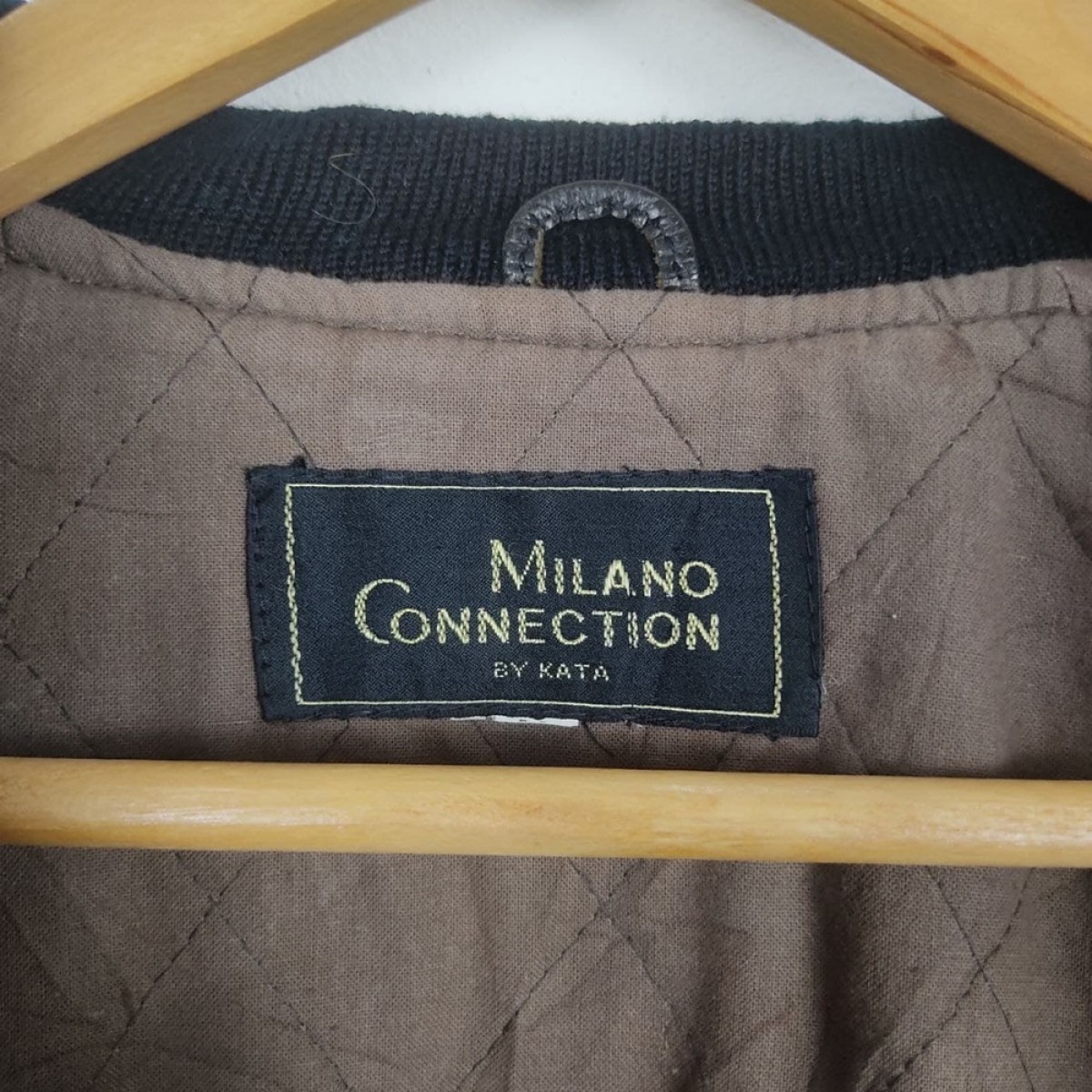 Bomber Jacket - Milano Connection Leather Sheepskin Bomber Varsity Jacket - 14