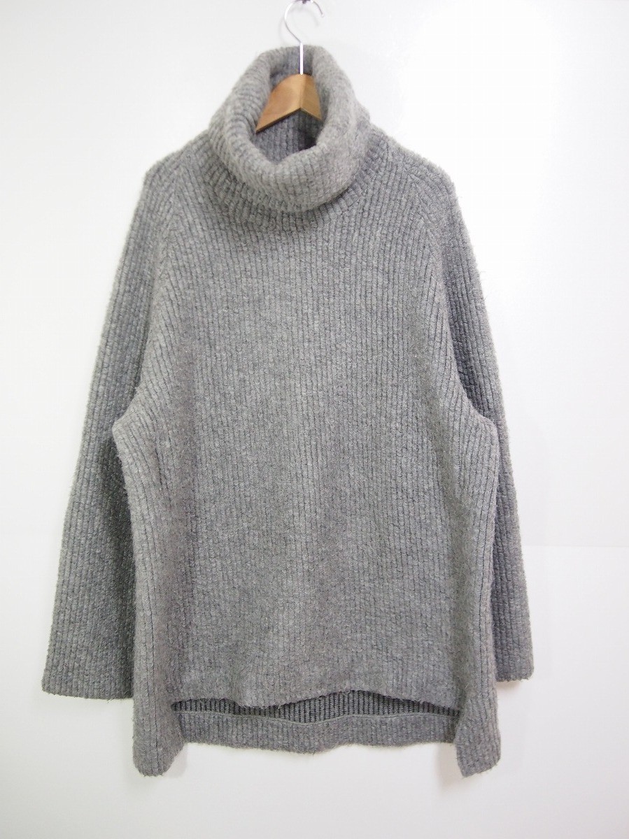 Voaaov - grey knit sweater - 1