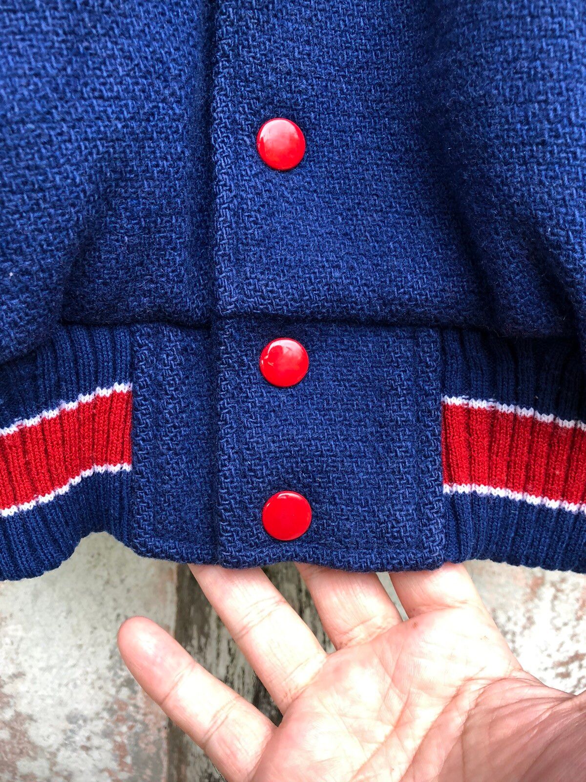 Vintage - Houston Sportwear La Shon Wool Varsity Jacket - 10