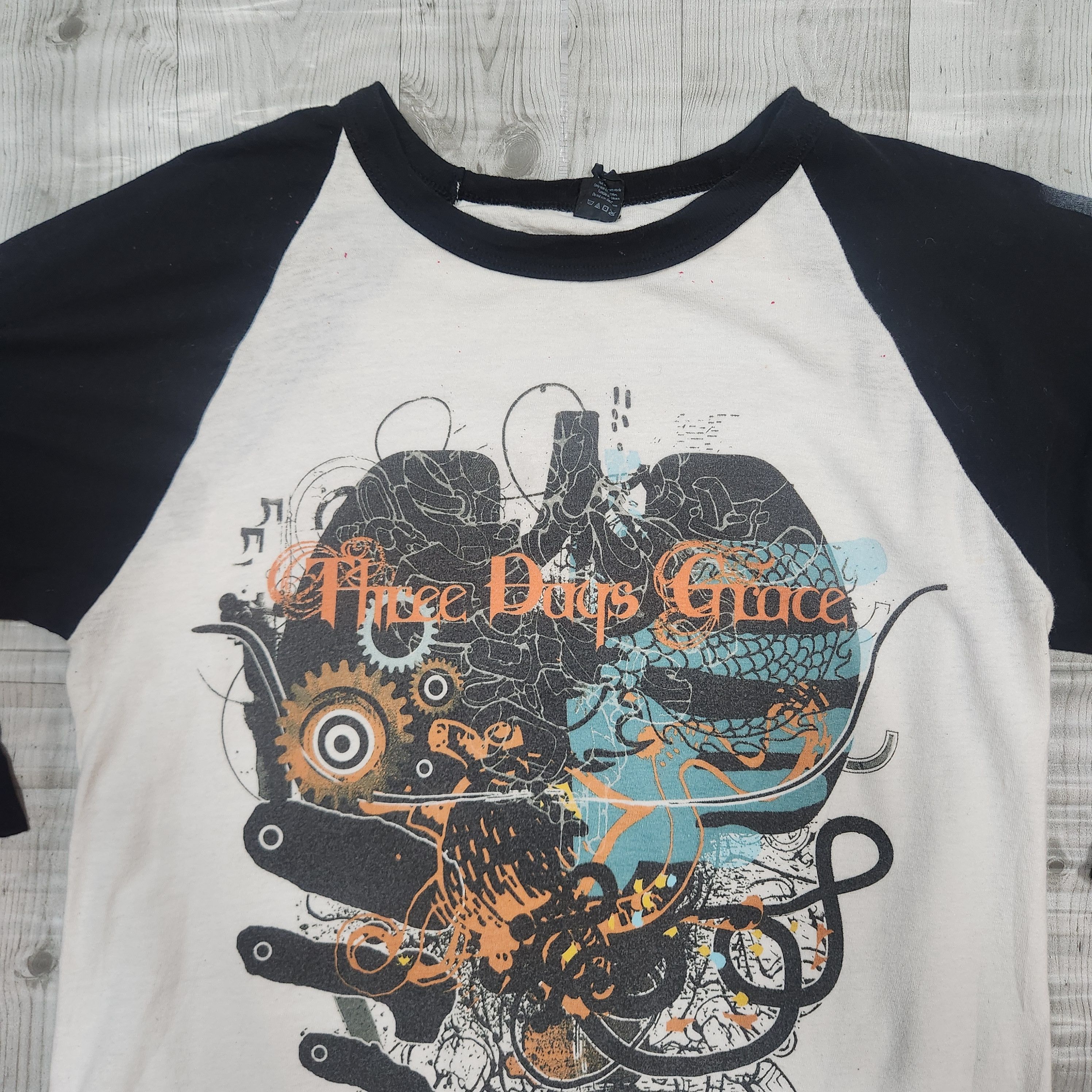 Band Tees - Three Days Grace Human Raglan TShirt - 2