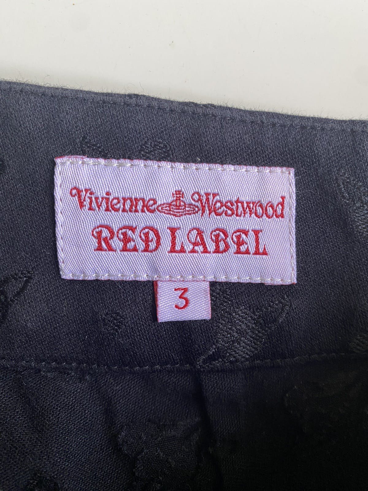 Logo Vivienne Westwood Lining Black Pants - 9