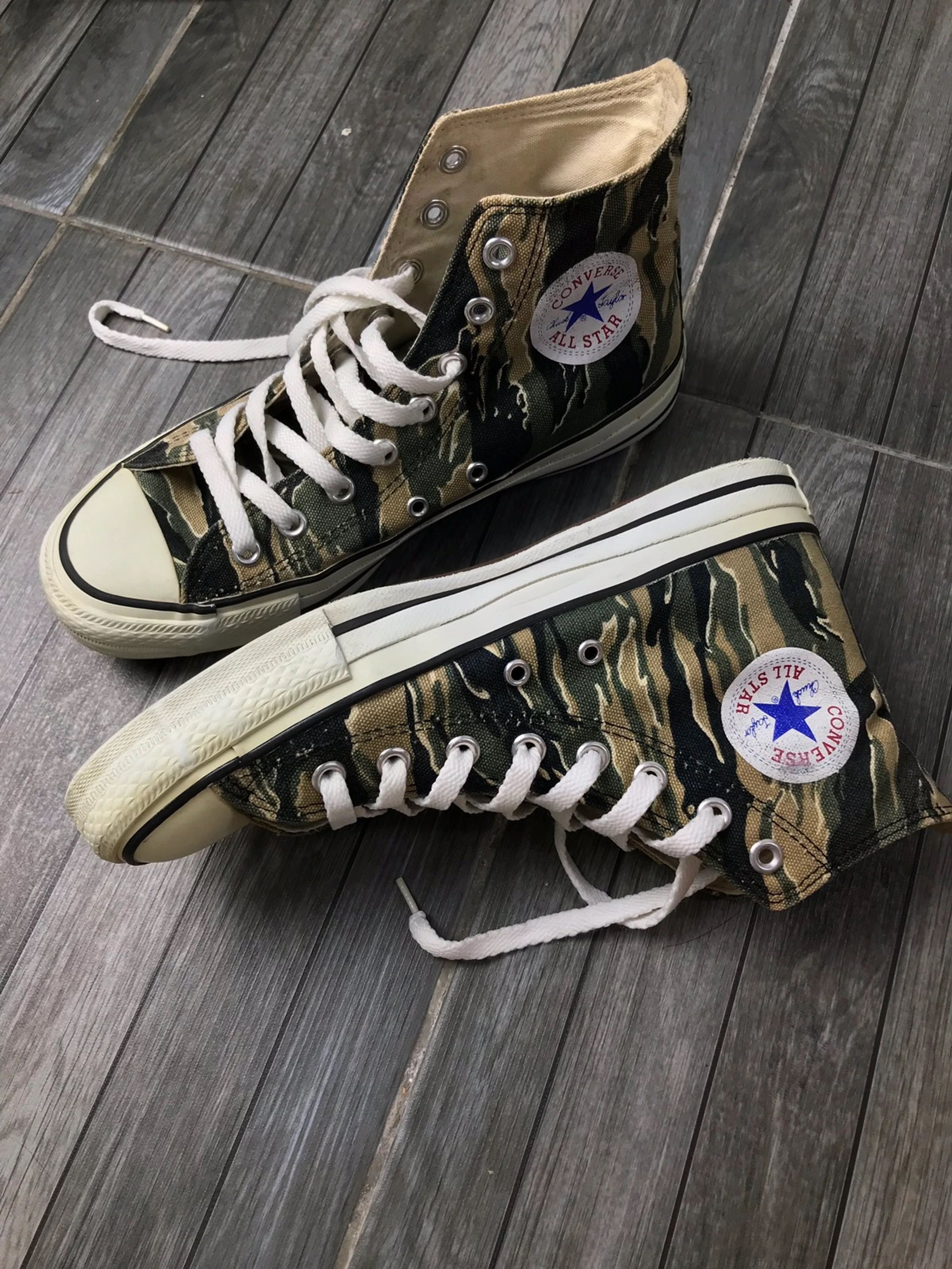 90s vintage Converse Tiger Stripes Camo - 5