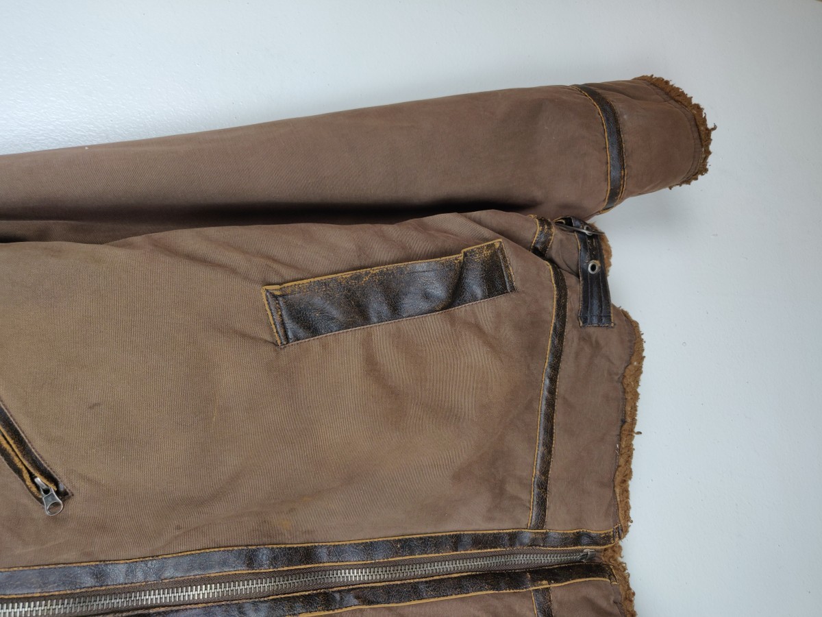 Designer - Soleil D'oR France Sherpa Shearling Winter Jacket - 5