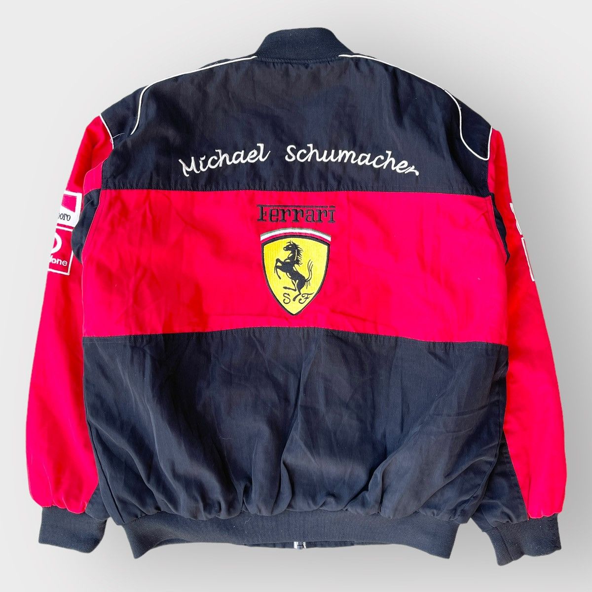 Vintage 2000s Ferrari Michael Schumacher F1 Racing Jacket - 10