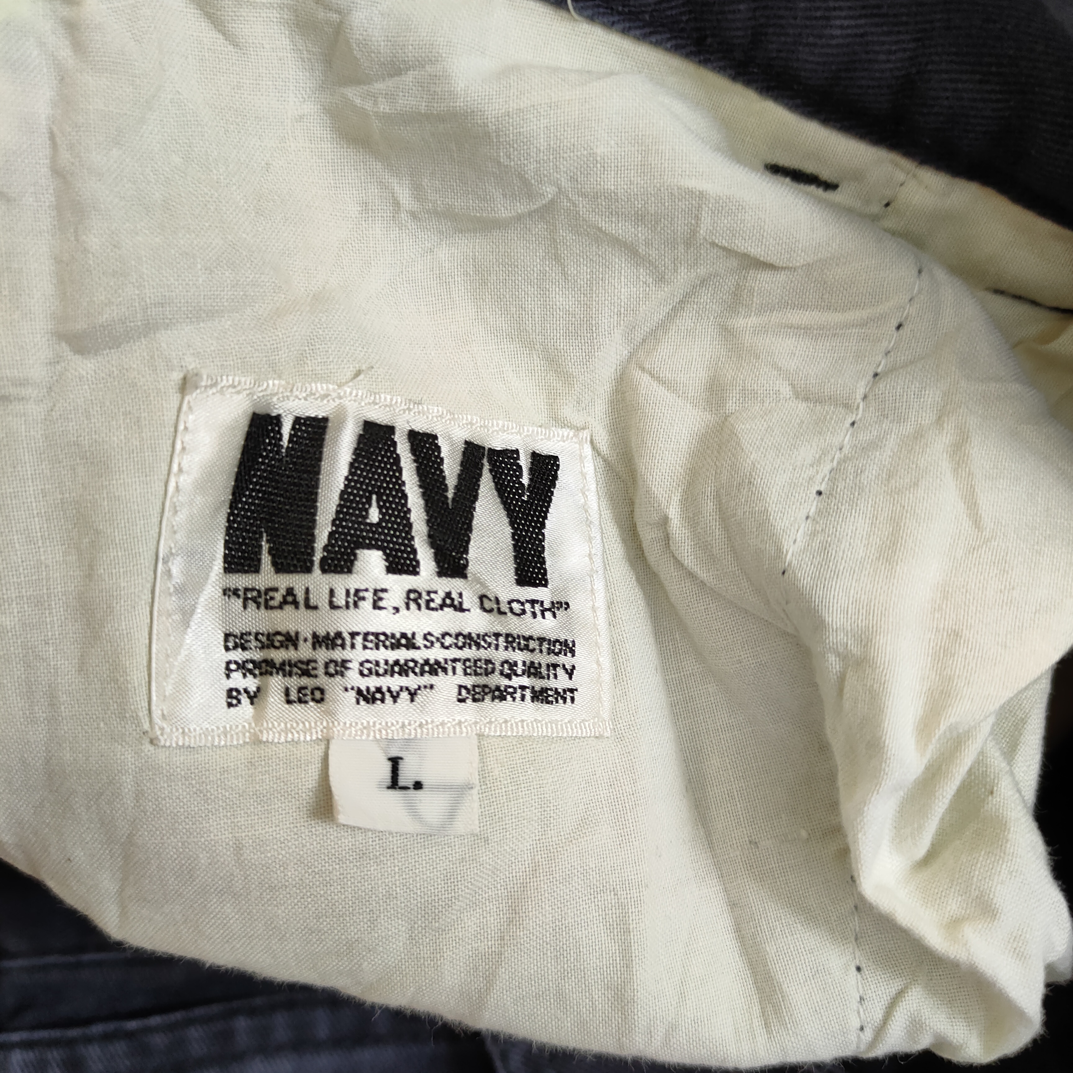 Vintage - NAVY WORKWEAR CARGO PANTS - 15