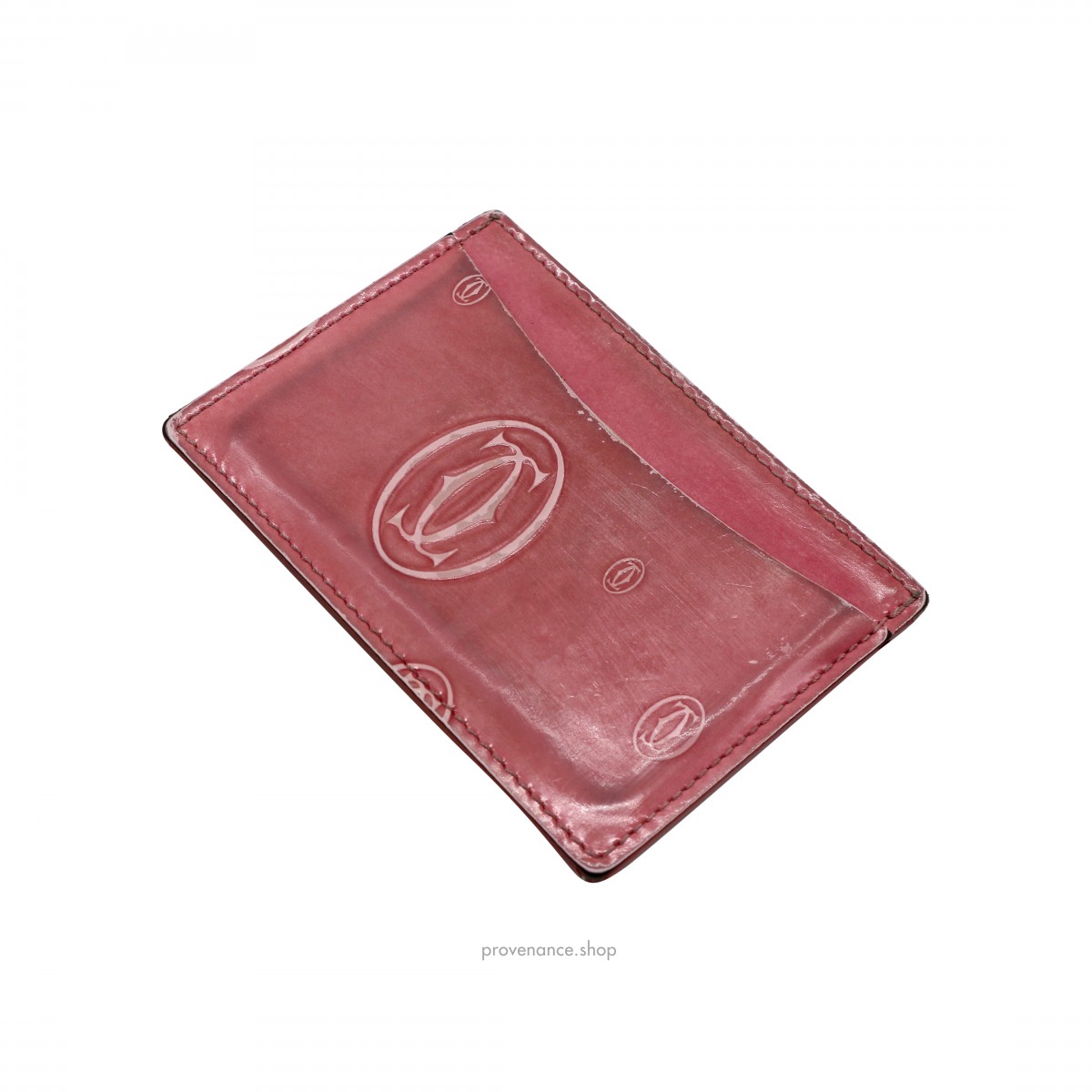 Cartier Happy Cardholder - Pink Patent Leather - 3