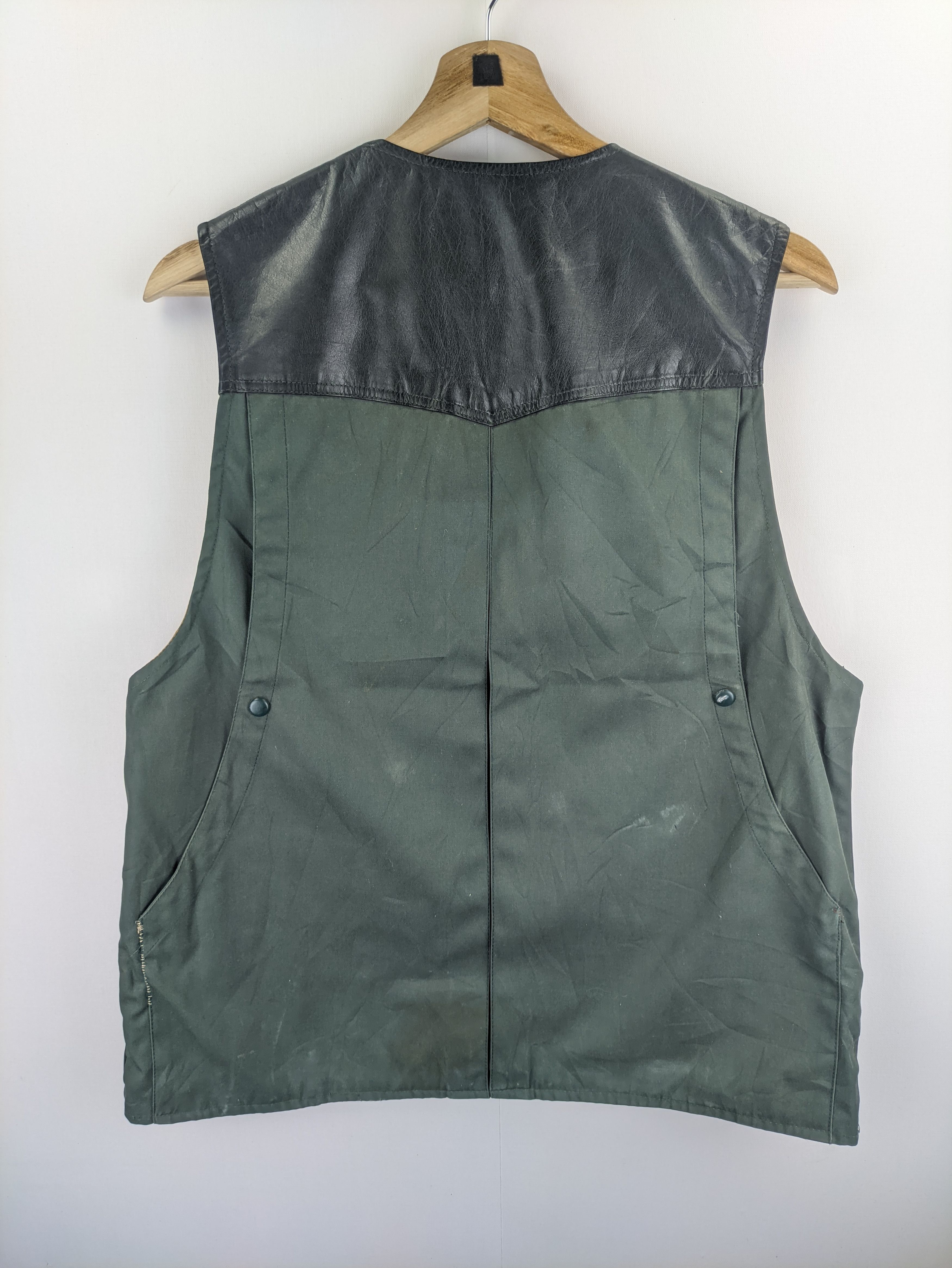 Steals🔥Vintage Vest PU Leather by Descente - 2