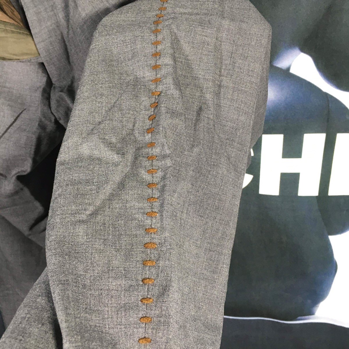 Stitched Heather Trousers - 6