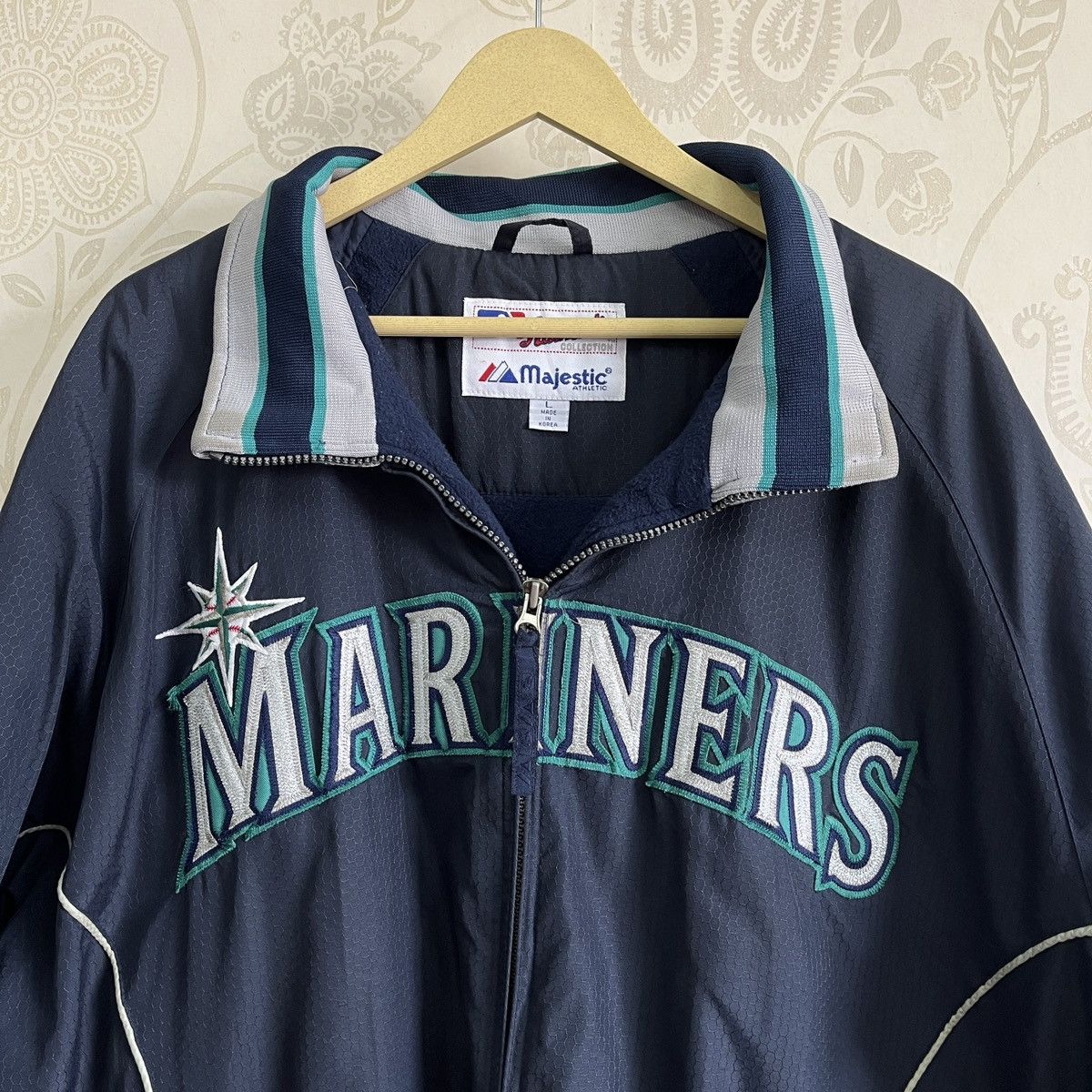 Vintage 1990s Mariners Team MLB Bomber Jacket - 20