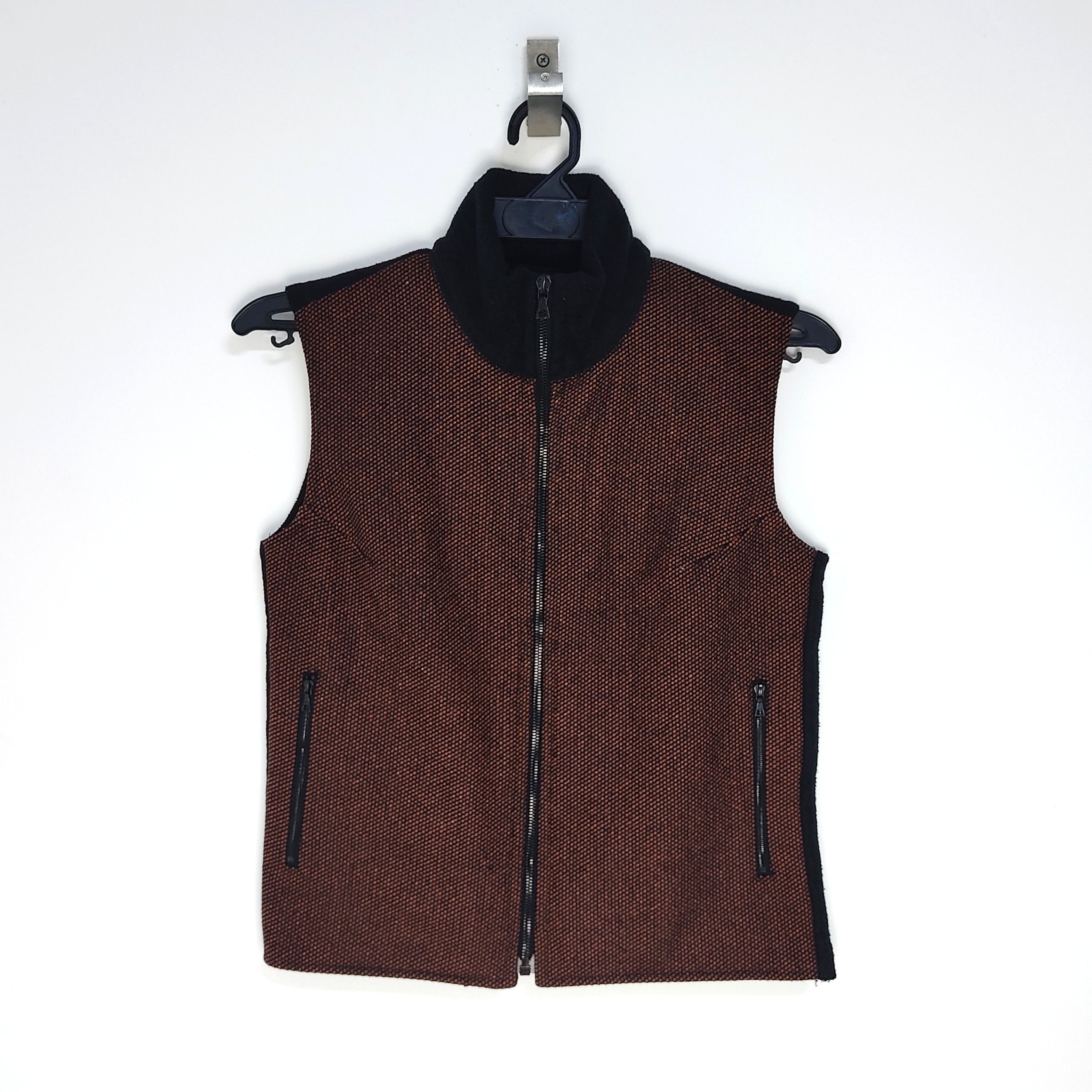 A.P.C Hiver 2000 Tank Top Wool Zipper Vest Jacket - 2