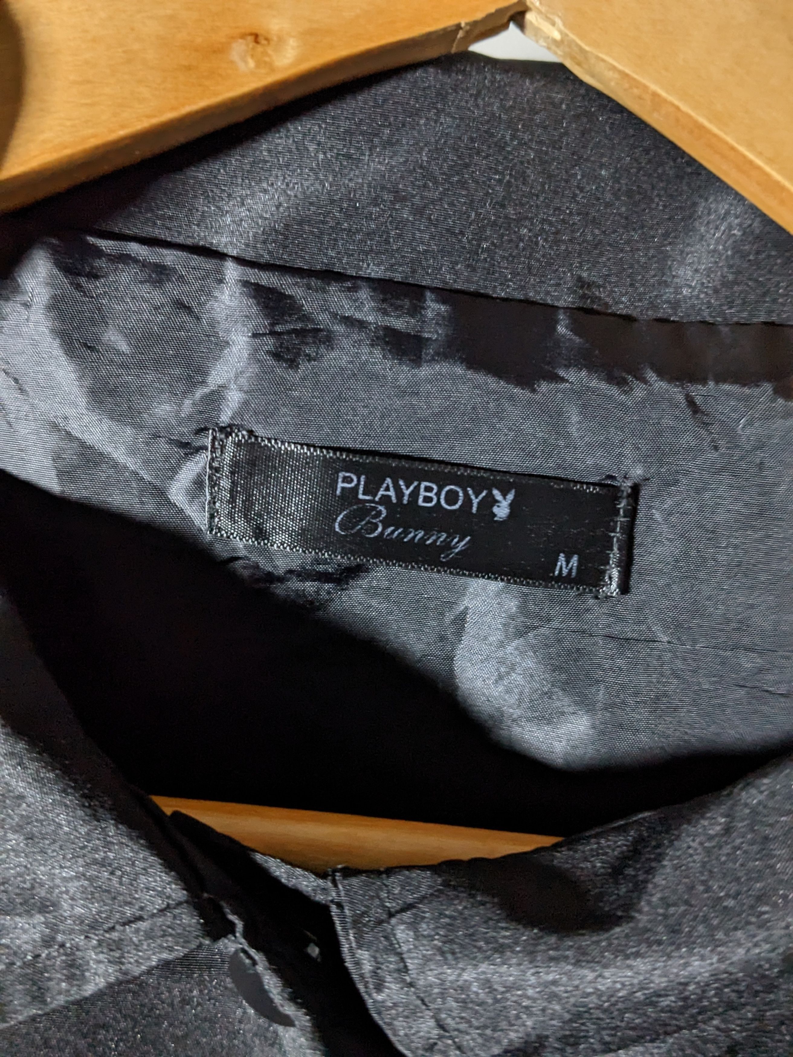 Playboy Baggy Black Coach Jacket Womens - 7