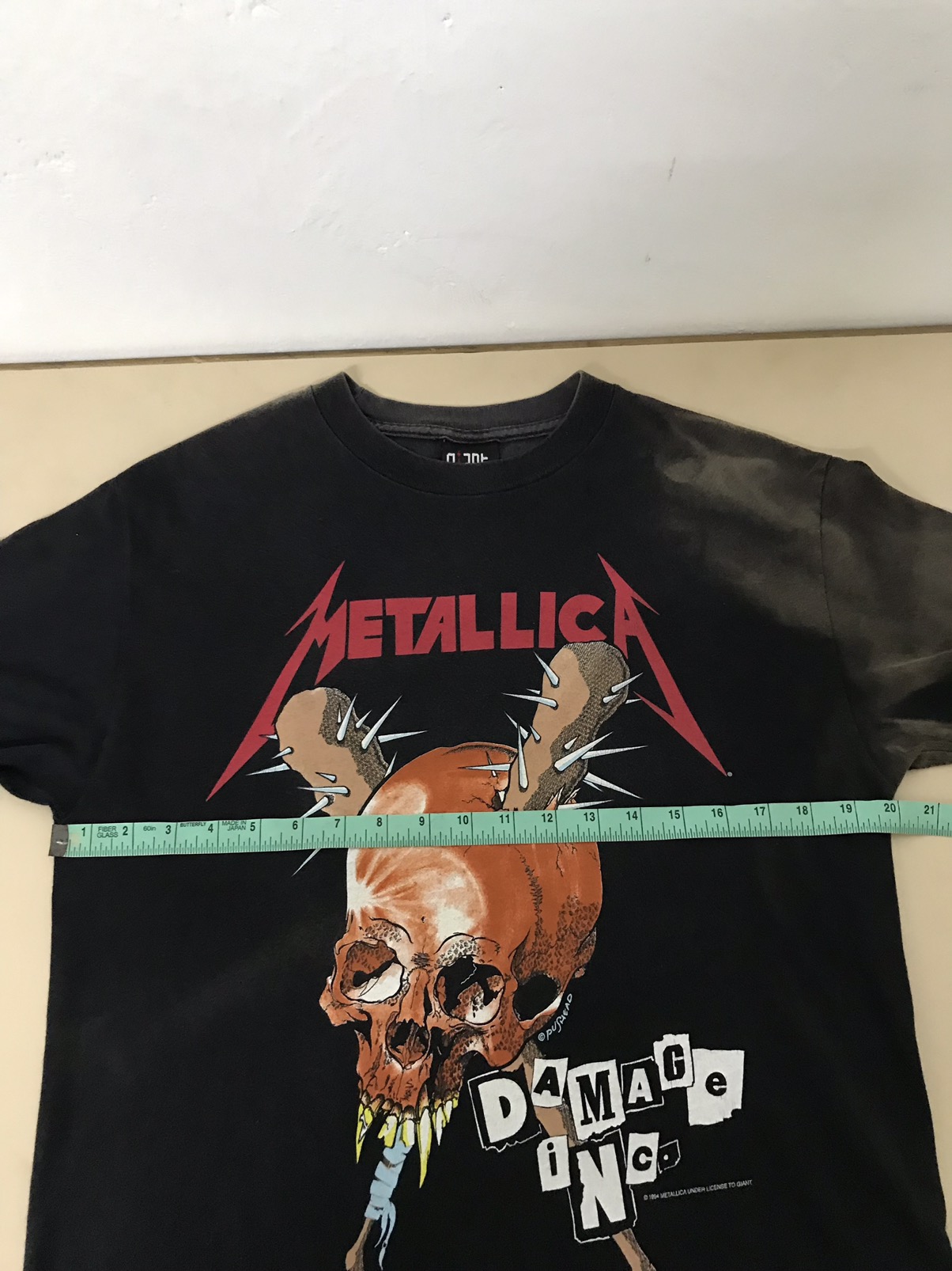 Vintage - Vintage Metallica Damage Inc. Pushead Sundfaded Tee - 13