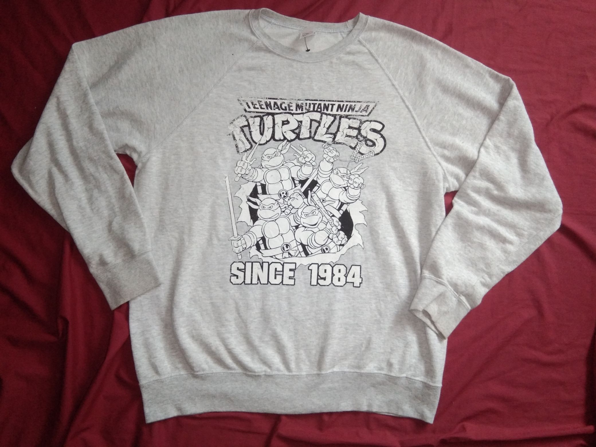 Cartoon Network - TMNT Ninja Turtles Distressed Since 1984 Sweatshirt cartoon - 2