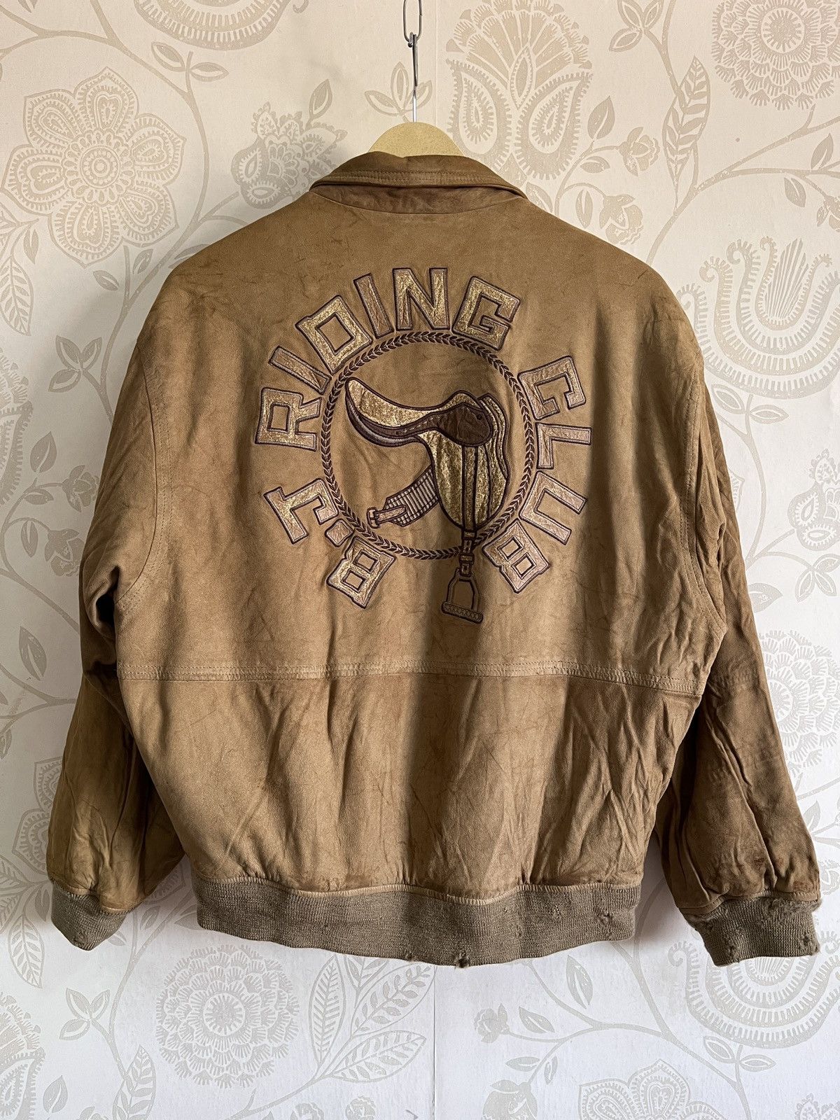 Bjorn Borg Rare Genuine Leather Ripped Jacket Vintage 80s - 18