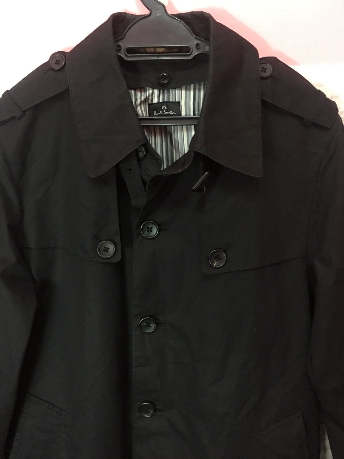 Black Paul Smith Long Jacket Nice Design - 2