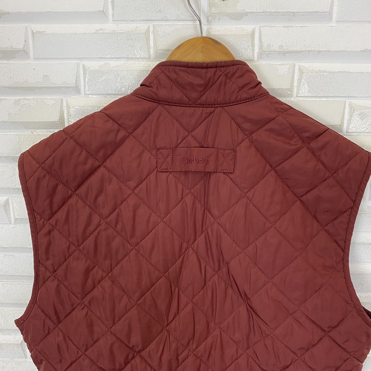 Barbour quilted zipper vest size M - 8