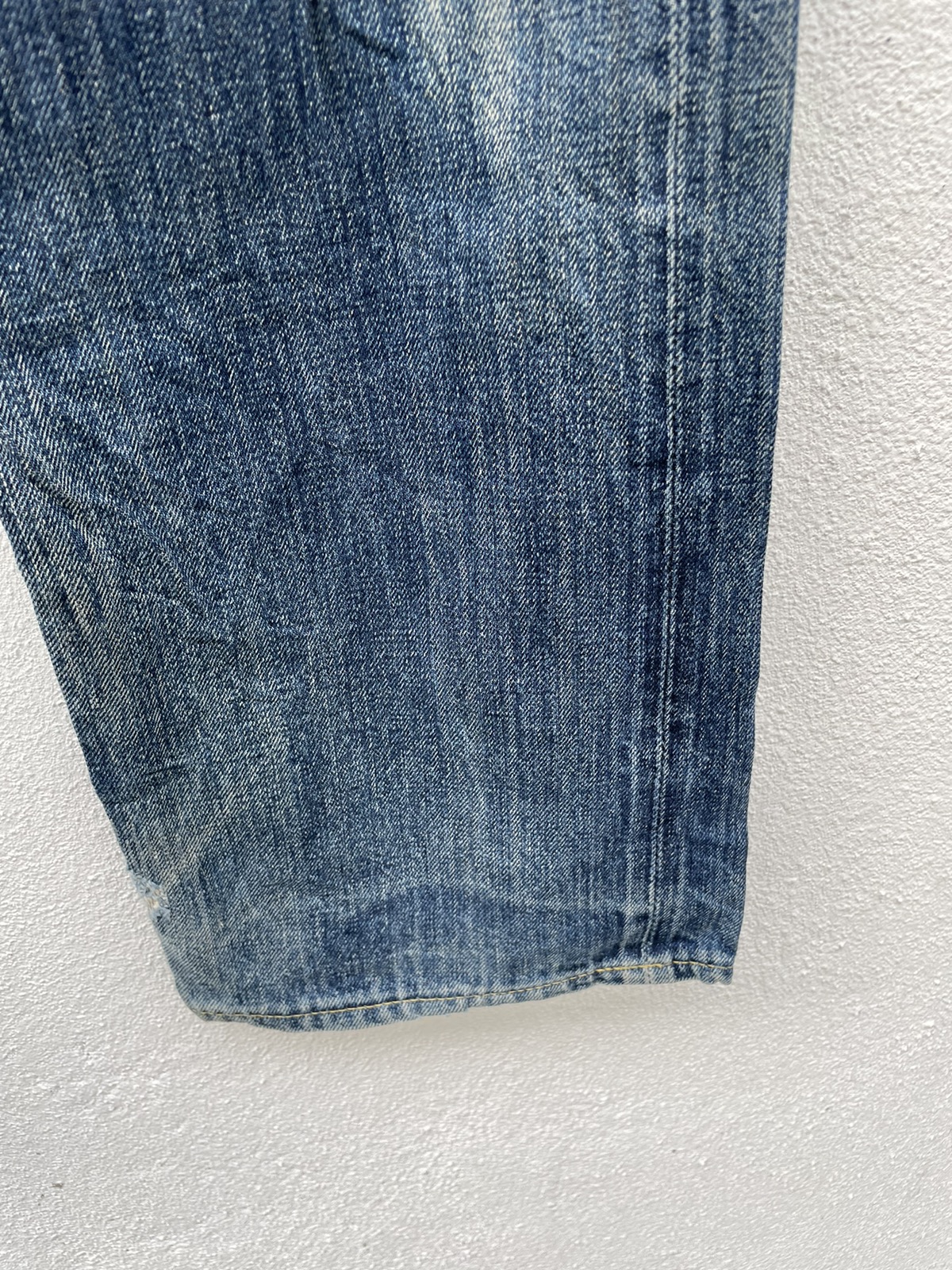 Vintage - Joe McCoy Distressed Rips Selvedge Denim Jeans - 5