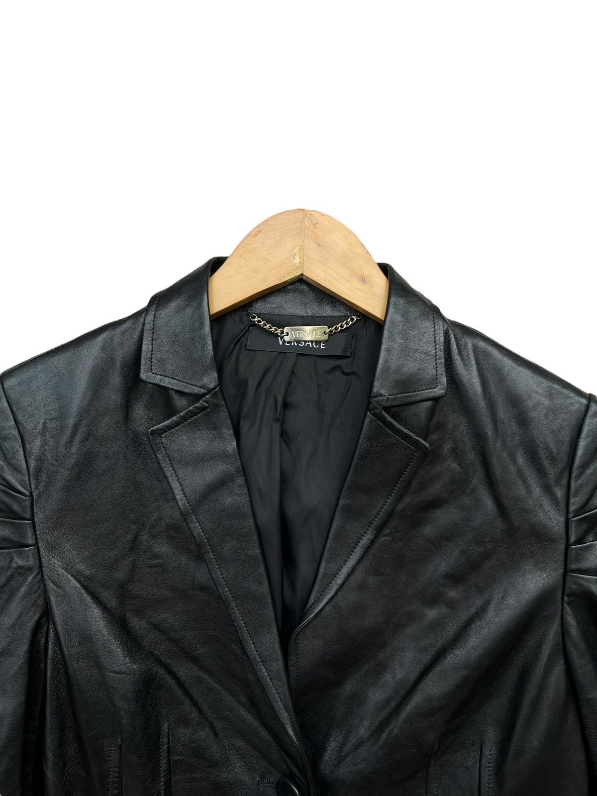 Versace Leather Jacket - 4