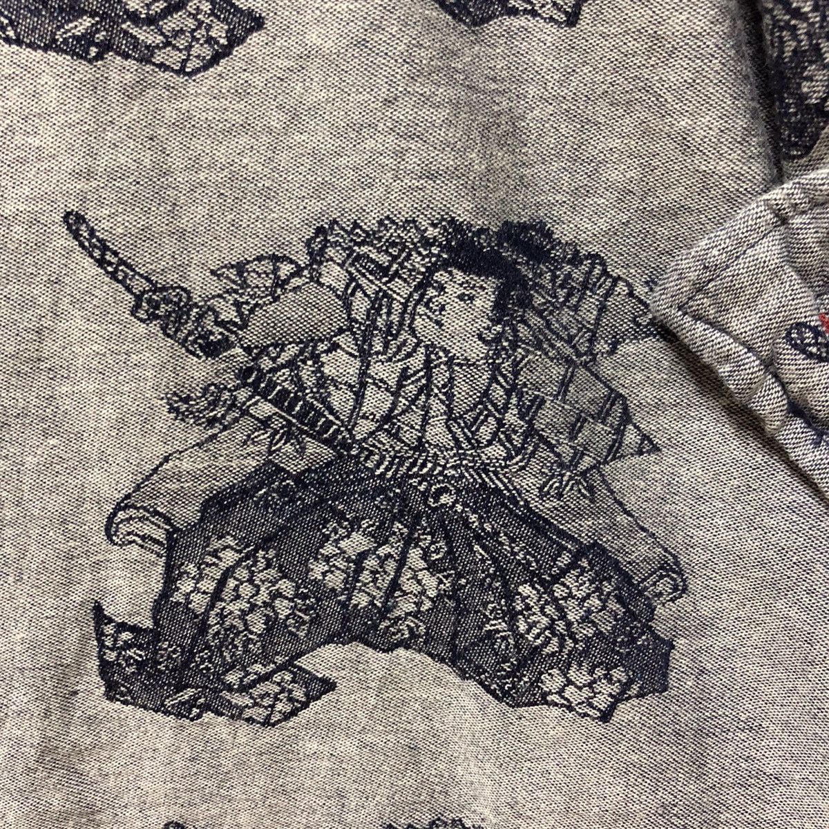 Very Rare - Eternal ronin japan samurai fullprinted denim shirt - 5