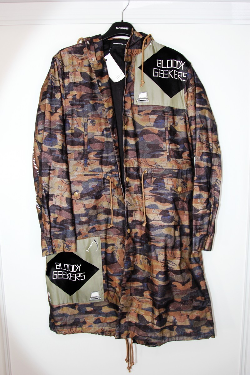 BNWT SS19 UNDERCOVER "BLOODY GEEKERS" CAMO COAT 2 - 2